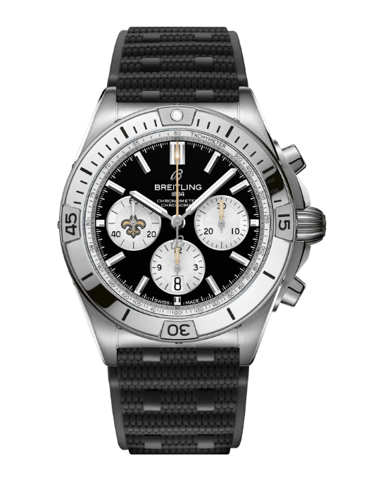 Best Review Breitling CHRONOMAT B01 42 NFL NEW ORLEANS SAINTS EDITION Replica Watch AB01342B1B4S1